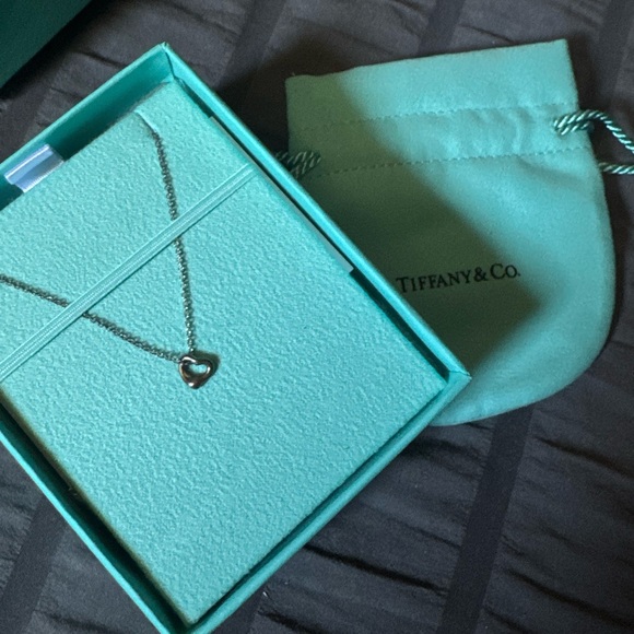 Tiffany & Co. Silver Heart Pendant Necklace